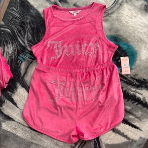 Juicy Couture Pink Set Elastic Waist Leisurewear